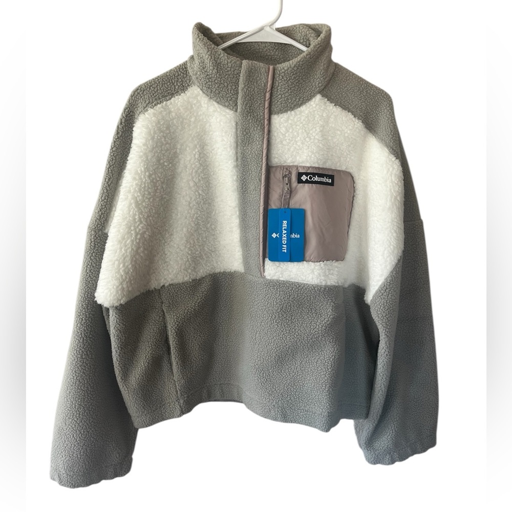 NEW Columbia Lodge Pullover Fleece Jacket Size XL